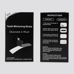 Wowhite Charcoal Mint Teeth Whitening Strips (28pcs)