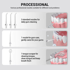 Wowhite Portable Oral Irrigator Water Flosser Pro