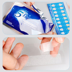 Wowhite Professional 5D Dental Non-Peroxide Teeth Whitening Strips (28pcs)