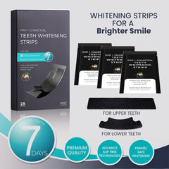 Wowhite PAP+ Activated charcoal Teeth Whitening Strips