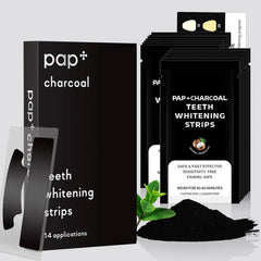 Wowhite PAP+ Activated charcoal Teeth Whitening Strips